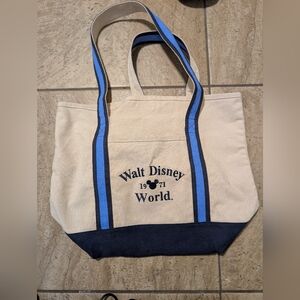 Disney World canvas tote bag